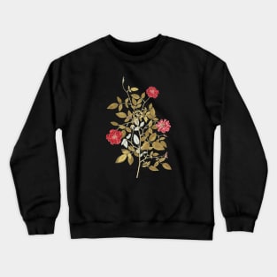 Wild Rose Flowers Crewneck Sweatshirt